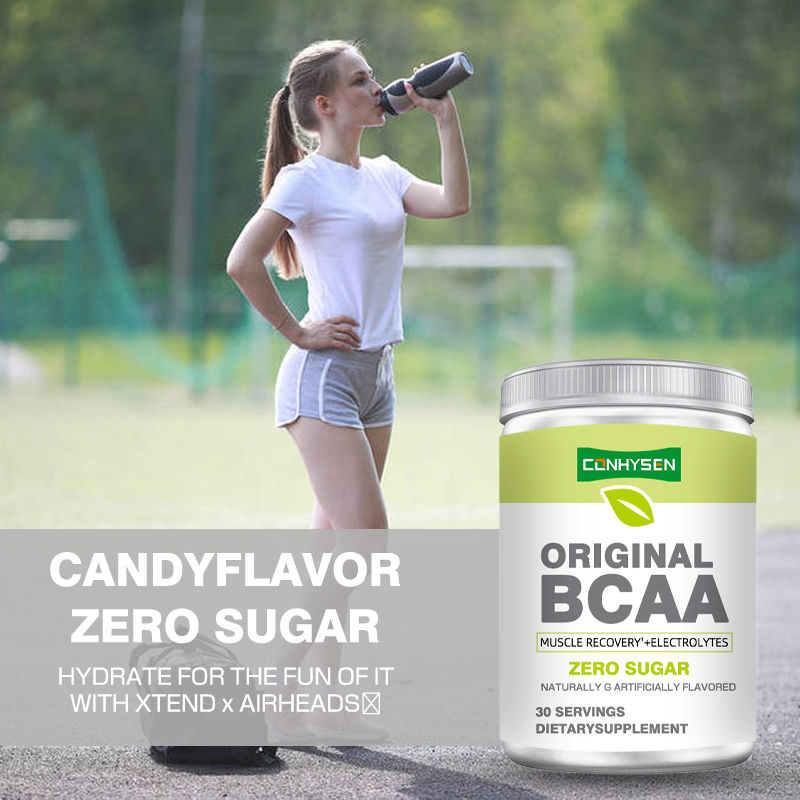 مسحوق BCAA الأصلي مع L-Glutamine لاستعادة العضلات والنمو البالغ