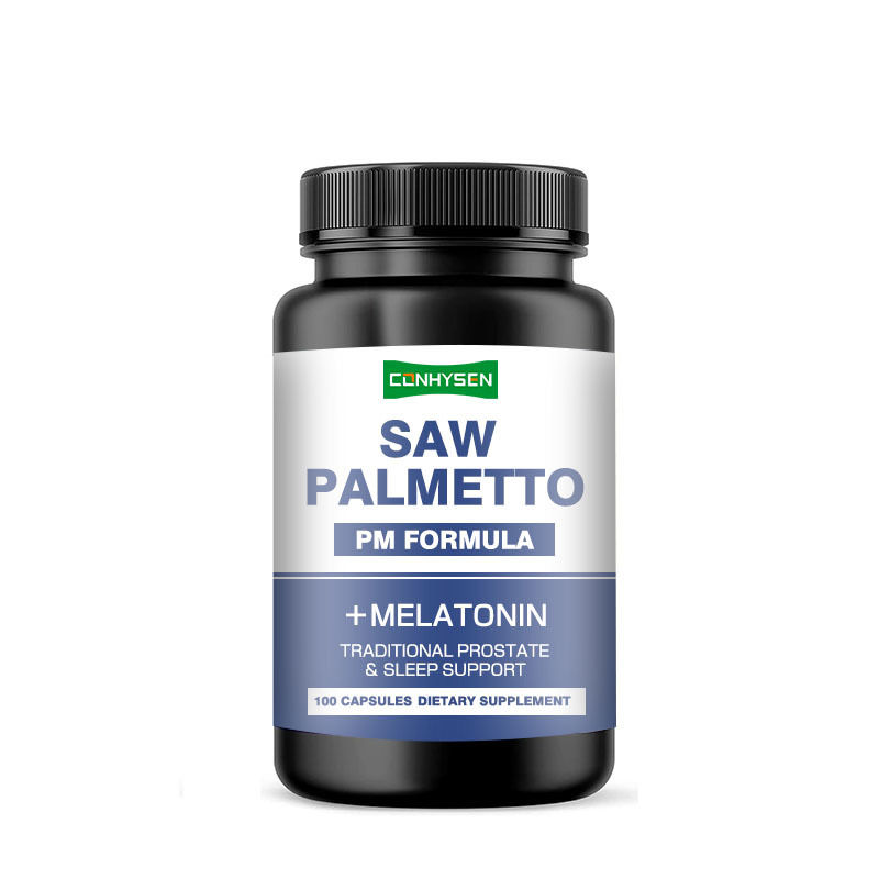 OEM/ODM Saw Palmetto مكمل نباتي Saw Palmetto كبسولات للحد من التبول المتكرر