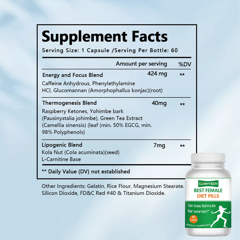 حبوب الحمية النسائية تسخين الجسم لحرق الدهون بسرعة للنساء كبسولات التخسيس