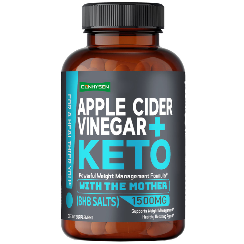 OEM ODM Keto Boost خل التفاح BHB أملاح كبسولات لحرق الدهون ودعم الكيتوزية - رفيقك المثالي لنظام الكيتو
