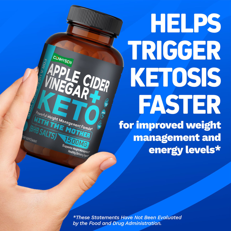 OEM ODM Keto Boost خل التفاح BHB أملاح كبسولات لحرق الدهون ودعم الكيتوزية - رفيقك المثالي لنظام الكيتو