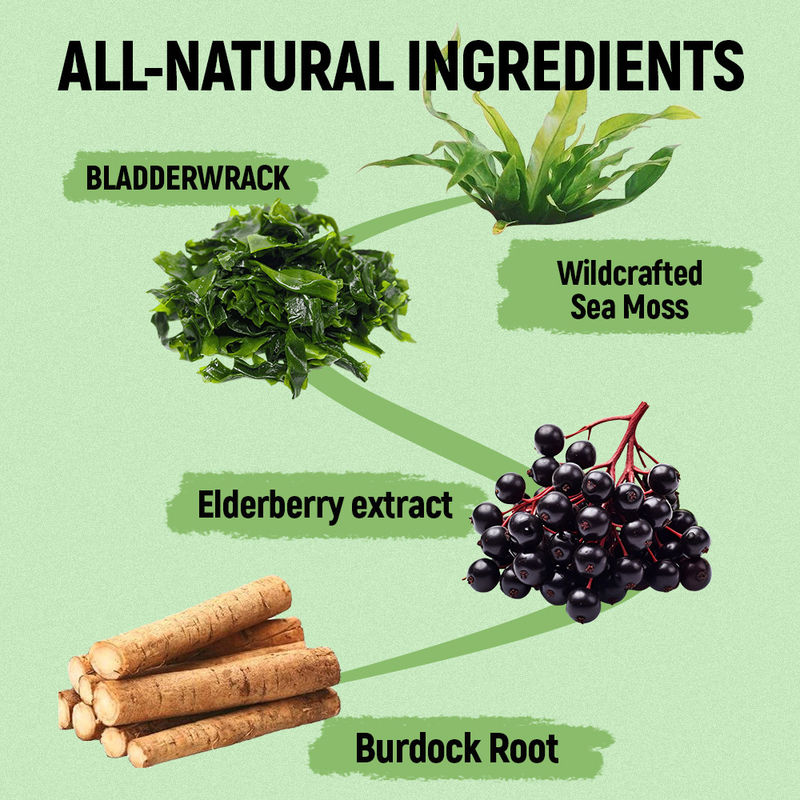 صبغات غبار البحر مع فيتامين سي مصنع موردي الزنك لدعم مضادات الأكسدة