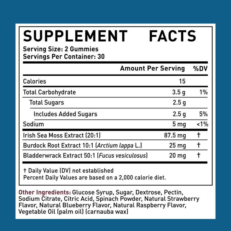 المنتجات العضوية من الخشب البحري الأيرلندي مقتطفات العلكة مصنع إمدادات لتنظيف وتطهير