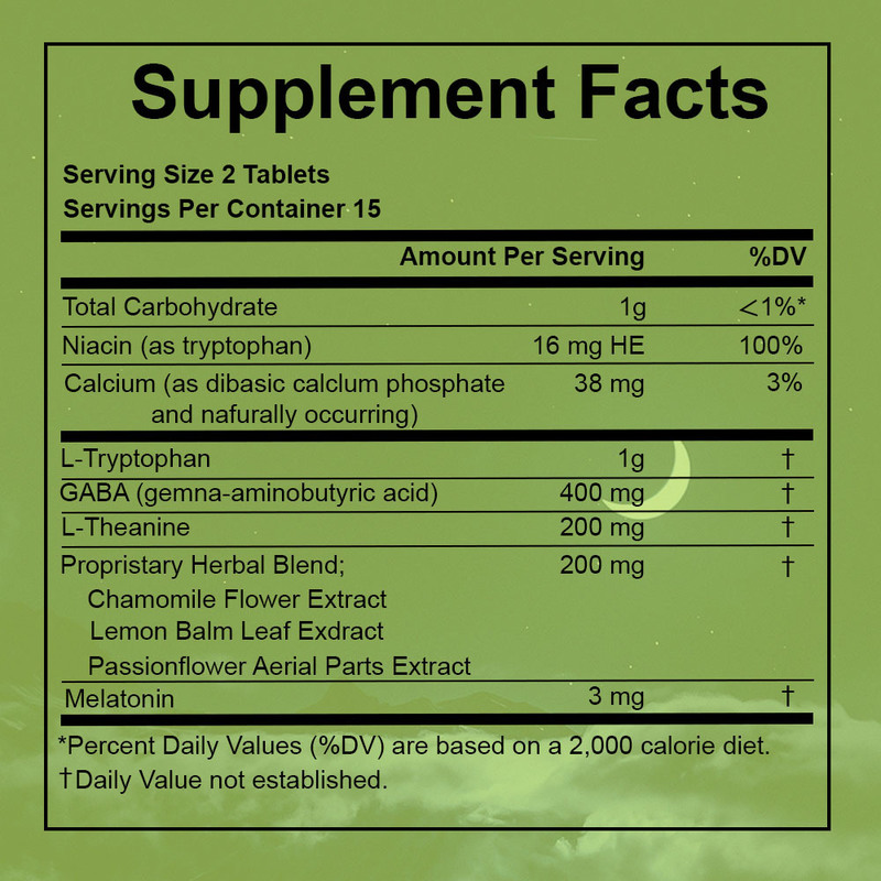 Melatonin Tablets L Theanine Natural Sleep Aid for Restful Sleep Wake Up Refreshed