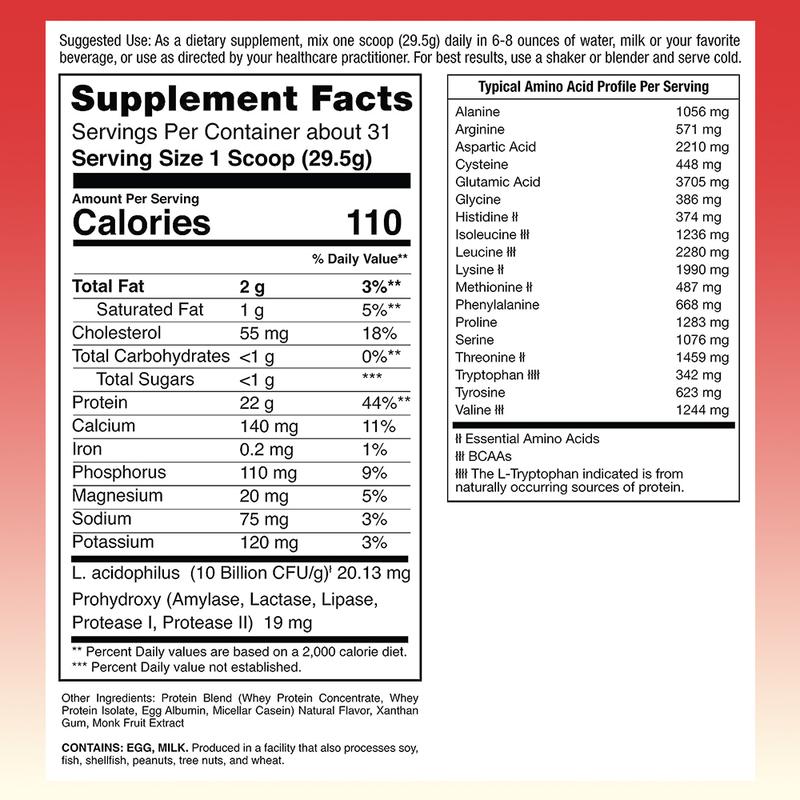 بروتين مصل الحليب قوة عشب غذاء ثلاثي مزيج البروتين يدعم نمو العضلات