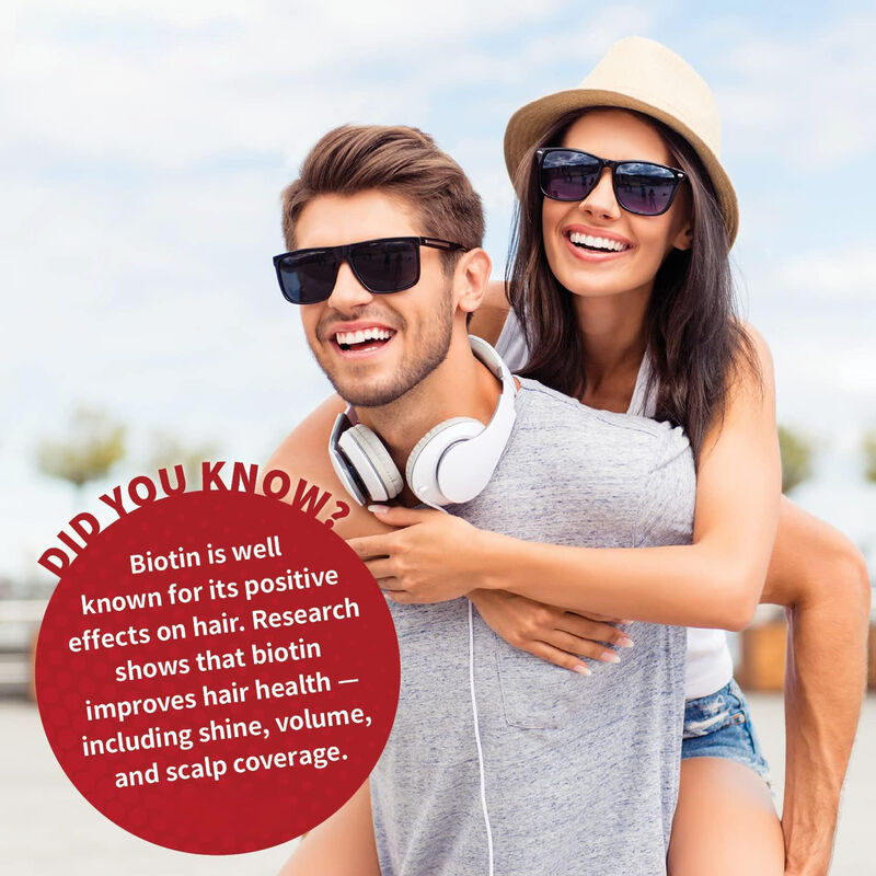 جملة بيوتين نباتي بالجملة فيتامينات معقدة معادن لصحة الشعر والبشرة والأظافر تعزز إنتاج الكيراتين للبالغين والمراهقين