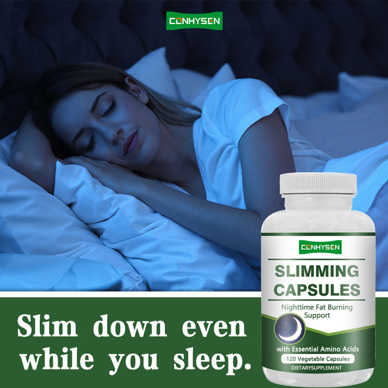 كبسولات التخسيس الخاصة للمساعدة في تنظيف وتطهير الجسم مع L-Arginine HCL كبسولات التخسيس العشبية الألياف الغذائية