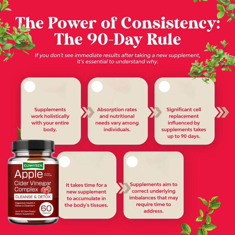 المنتج الأولية عالية الجودة إدارة الوزن النباتية الخل التفاح الخل المعقد كبسولات حرق الدهون تعزز الهضم