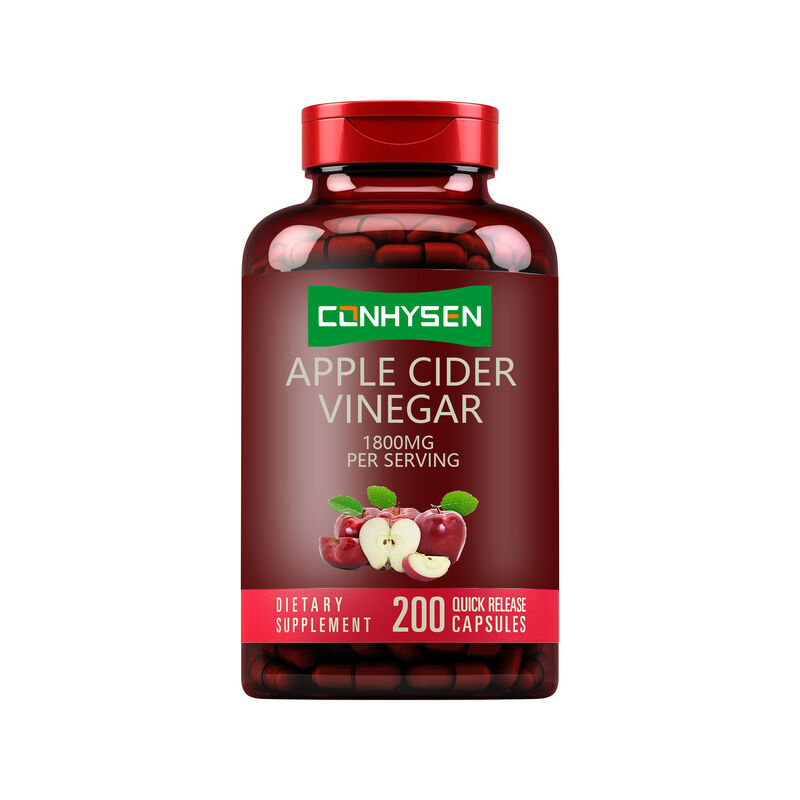 كبسولات خل التفاح لدعم الهضم والتخلص من السموم وإدارة الوزن للرجال والنساء