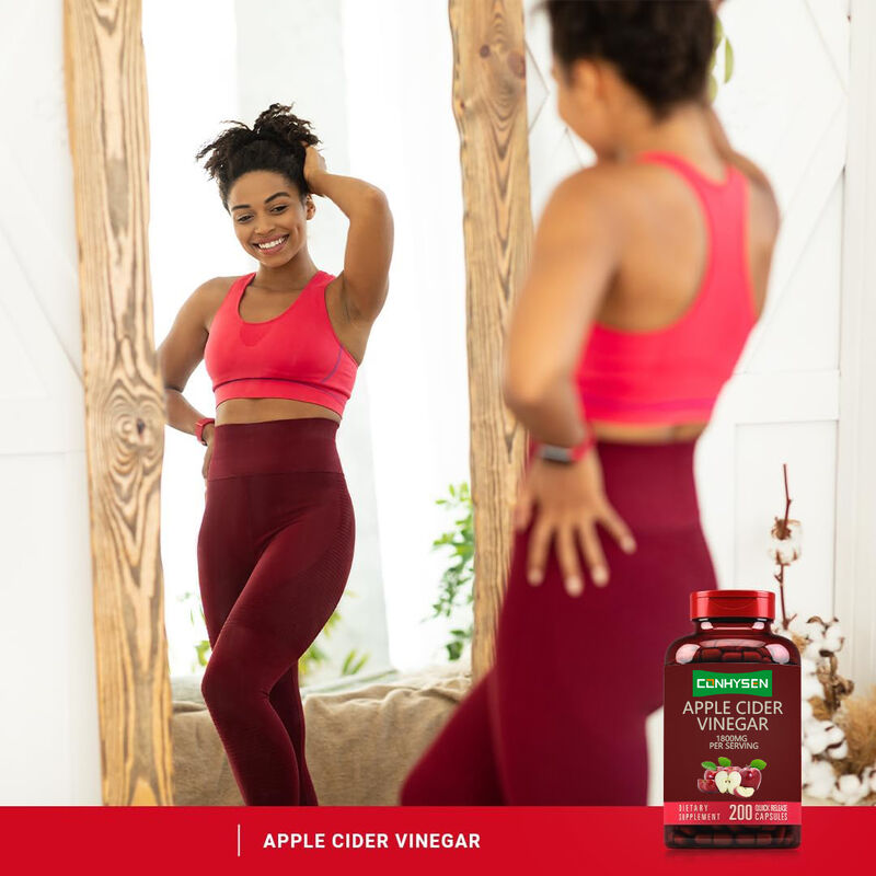كبسولات خل التفاح لدعم الهضم والتخلص من السموم وإدارة الوزن للرجال والنساء