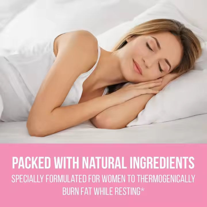 كبسولات حارق الدهون الليلي بنكهة خاصة مع مستخلص الفاصوليا البيضاء لتعزيز الأيض ودعم استشفاء العضلات للنساء