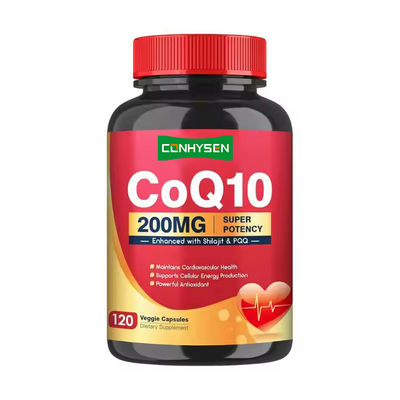 كبسولات CoQ10 القوة الفائقة مكمل غذائي Shilajit يحسن الوظيفة المعرفية