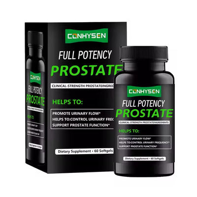 OEM Saw Palmetto Prostate Softgels للرجال يعزز صحة تدفق البول