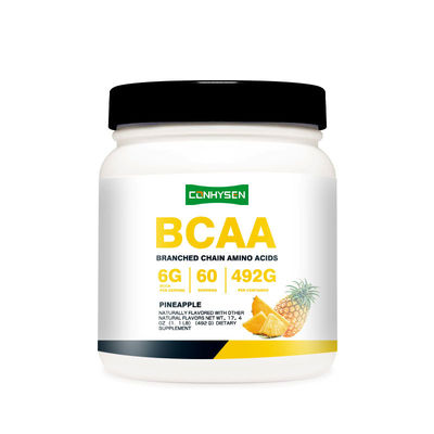مسحوق BCAA لبناء العضلات والقوة السلسلة التفرعية حمض أميني مسحوق