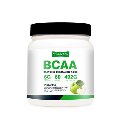 مسحوق الأحماض الأمينية متفرعة السلسلة (BCAA) لصحة الرياضة والتغذية يدعم نمو العضلات ومشروب الطاقة