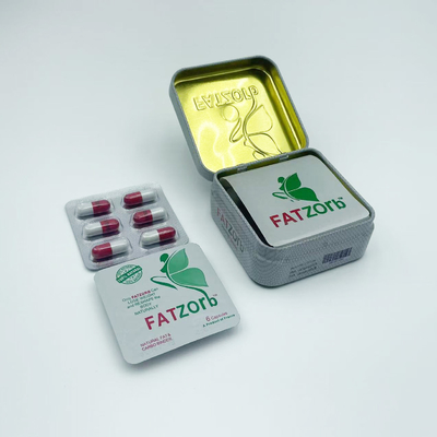 كبسولة تخفيف الوزن الصندوق الحديدي Fatzorb كبسولة قمع الشهية