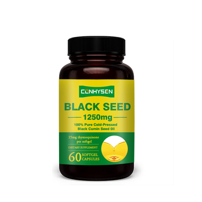 زيت البذور السوداء المخصصة المتميزة Softgels OEM لدعم المناعة صحة المفاصل