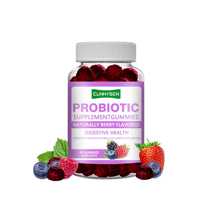 الشركة المصنعة للمكملات الغذائية تحسن درجة حموضة البشرة OEM Probiotic Gummies