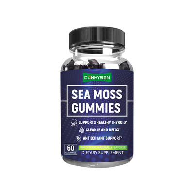 Custom Branded Sen Moss Gummies Cleanse Detox Antioxidant Support
