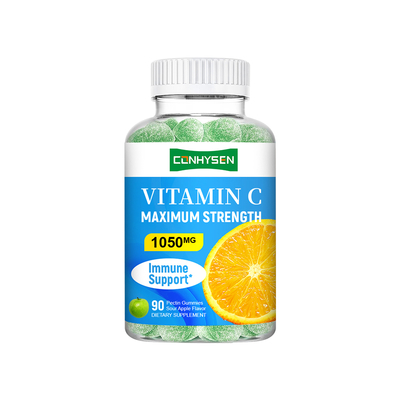 السعر بالجملة 1050mg فيتامين C العلكة تعزيز صحة الشعر الجلد الأظافر ODM