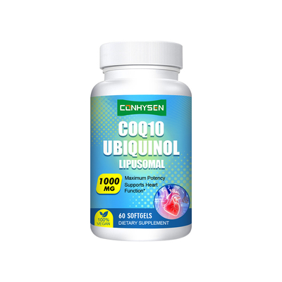 COQ10 Ubiquinol Softgels العلامة المخصصة تعزيز الطاقة والحيوية مصنع