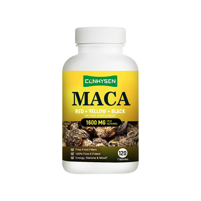 كبسولات ماكا المخصصة 1600mg سعر الجملة زيادة الطاقة والقدرة على التحمل