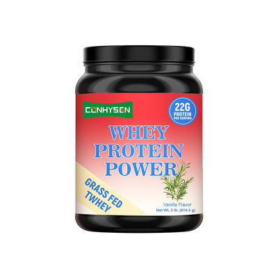 بروتين مصل الحليب قوة عشب غذاء ثلاثي مزيج البروتين يدعم نمو العضلات